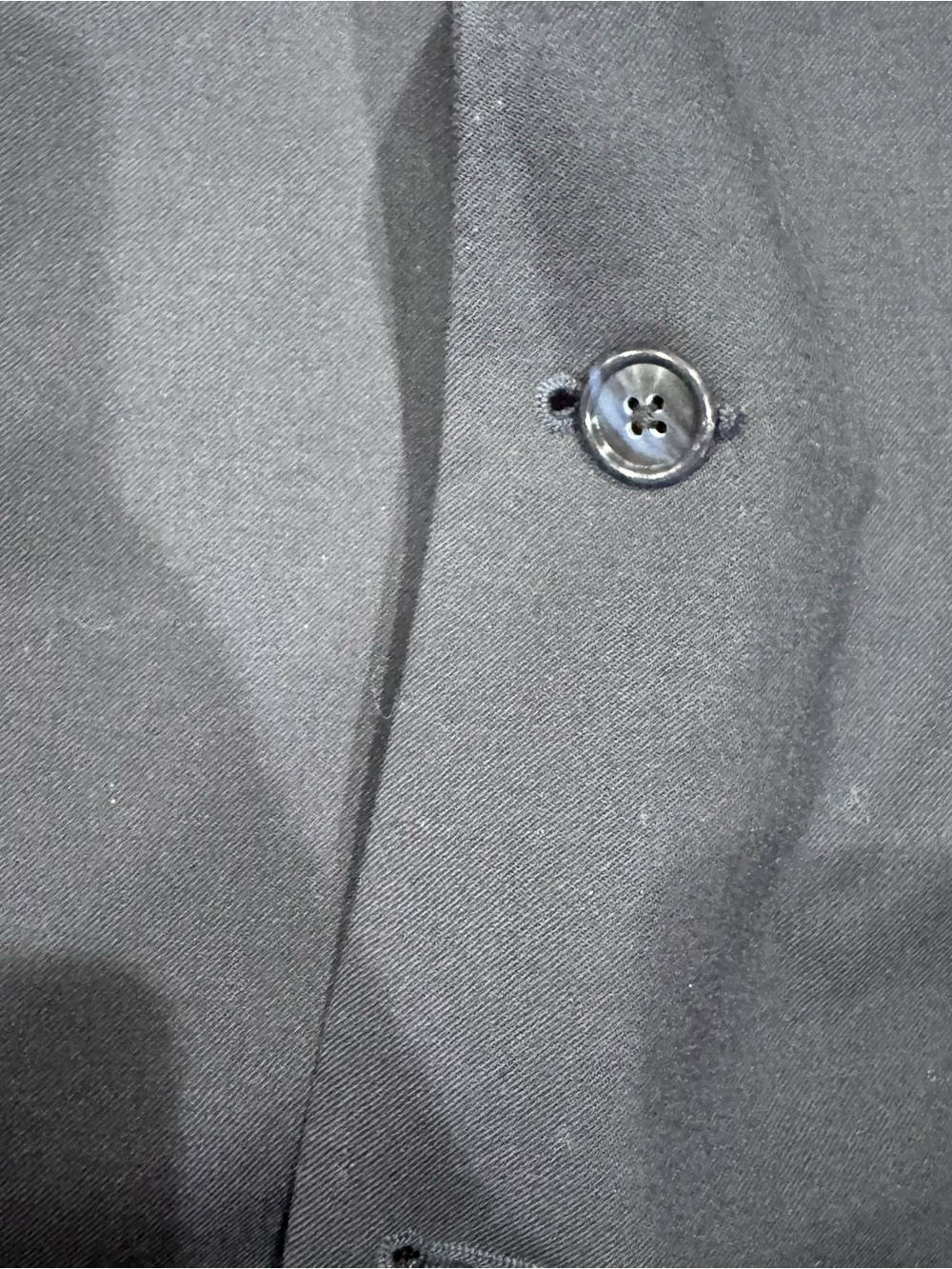 Calvin Klein black Single-Breasted Blazer/suit jacket, pure‎ new wool Size 48L - Picture 4 of 8